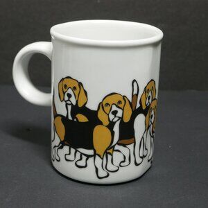 Marc Tetro Coffee Tea Mug Beagles Dogs Danesco Montreal Canada